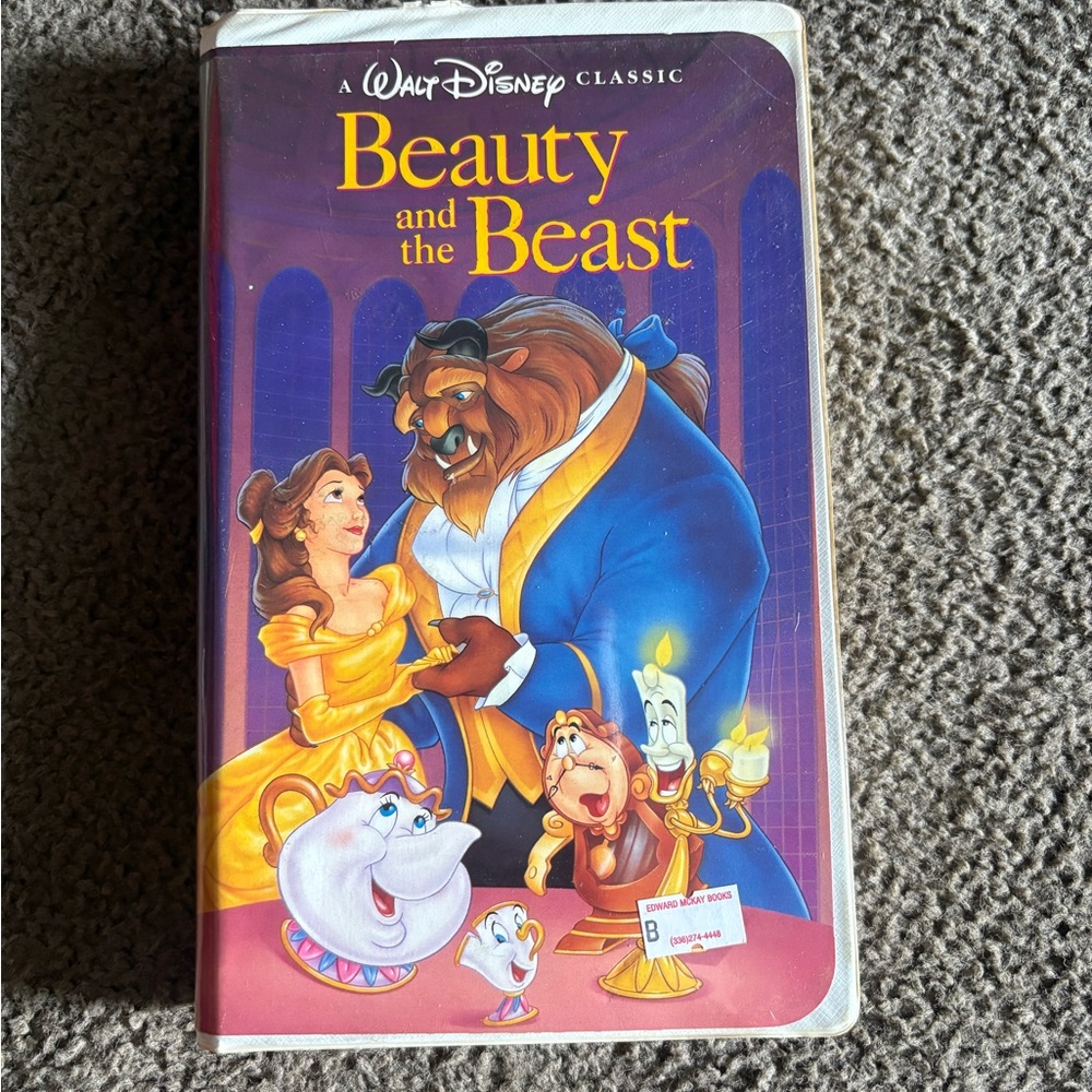 Walt Disney Beauty and the Beast Black Diamond VHS